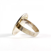 anillo plata labrada